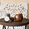 1 Set Natural Crackle Crystal Ball Display Decorations DJEW-BC0001-11-5