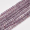 Electroplate Glass Beads Strands LS-EGLA-D020-3x2mm-81-1