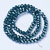 Electroplate Glass Beads Strands EGLA-A044-P8mm-A12-2