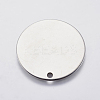 Non-Tarnish 304 Stainless Steel Stamping Blank Tag Pendants X-STAS-F139-032P-2