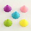 Opaque Acrylic Flower Bead Caps X-SACR-Q099-M81-1