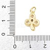 Brass Micro Pave Cubic Zirconia Charms KK-H525-02B-G-3
