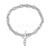 Brass Mariner Link Chain Bracelet Making KK-U020-12P-1