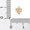 Brass Micro Pave Cubic Zirconia Pendants KK-D283-25G-3