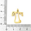 304 Stainless Steel Pendants STAS-R137-01G-T-3