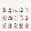 30Pcs 15 Styles PET Stickers STIC-P018-C05-1