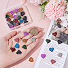 48Pcs 8 Colors Zinc Alloy Pendants ENAM-UN0001-33-3