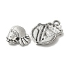 54Pcs 9 Style Thanksgiving Day Tibetan Style Alloy Pendants Sets TIBEP-FS0001-14-2