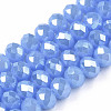 Electroplate Glass Beads Strands EGLA-A034-J6mm-A02-1