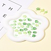 200Pcs 5 Styles Transparent Acrylic Beads TACR-FS0001-54B-9