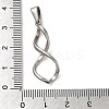 Non-Tarnish 304 Stainless Steel Pendants STAS-B053-29P-3