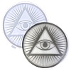 Eye of Providence/All-seeing Eye DIY Silicone Statue Mold LS-AJEW-D052-02-1