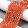 Baking Paint Imitation Jade Glass Bead Strands DGLA-A034-J2MM-A12-4