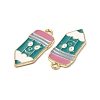 Alloy Enamel Pendants ENAM-F144-21B-3