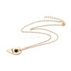 BEST BUDS Alloy Pendant Necklaces NJEW-K124-03B-G-5