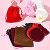 10Pcs 10 Styles Gourd Velvet Bags TP-YW0001-03-4