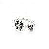 Men's Alloy Cuff Finger Rings RJEW-N029-078-1