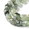 Natural Prehnite Beads Strands G-B065-A06-4