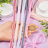 10 Yards Flat Polycotton(Polyester Cotton) Ribbon OCOR-TAC0030-01F-6