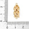Brass Micro Pave Clear Cubic Zirconia Box Clasps KK-U051-01G-01-4