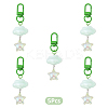Cloud with Star Acrylic Pendant Decoraions HJEW-YW00184-05-1