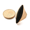 Resin Horse Eye Finger Rings LS-RJEW-R006-01G-03-5