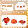 1 Strand Natural Red Agate Beads Strands G-OC0005-77-2