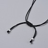 Adjustable Nylon Thread Braided Necklaces NJEW-JN02705-M-5