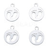 Non-Tarnish 201 Stainless Steel Pendants STAS-N098-229P-2