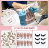 20Pcs Transparent Plastic Nail Art Tool Storage Box CON-BC0007-03C-6