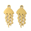 Ion Plating(IP) 304 Stainless Steel Pendants STAS-J042-19G-1