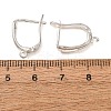Brass Hoop Earring Findings KK-L148-07P-3