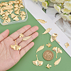 36Pcs 3 Style 304 Stainless Steel Pendants STAS-UN0035-33-3