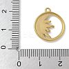 304 Stainless Steel Pendants STAS-L277-02C-G-3