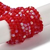 Imitation Jade Glass Beads Strands EGLA-YW0003-19B-01-1