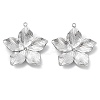 304 Stainless Steel Rhinestone Pendants STAS-Z121-53P-1