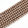 Baking Paint Pearlized Glass Pearl Bead Strands HY-N002-2mm-A06-2