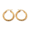 Ion Plating(IP) 304 Stainless Steel Hoop Earrings EJEW-L215-38G-2