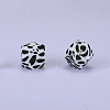 Colorful Pattern Printed Silicone Focal Beads LS-SI-JX0022A-03-1