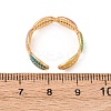 304 Stainless Steel Cuff Rings for Women LS-RJEW-D334-02B-G-5