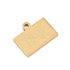 304 Stainless Steel Pendants SA-CBAE30B-03A-G-3