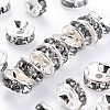 Brass Grade A Rhinestone Spacer Beads RSB034NF-03-1