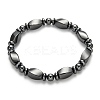 Non-Magnetic Synthetic Hematite Bracelets BJEW-E003-8-1