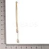 Brass Micro Pave Clear Cubic Zirconia Big Pendants KK-G510-07G-3