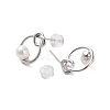 925 Sterling Silver Studs Earring EJEW-H002-10P-2