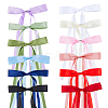 24Pcs 12 Colors Polyester Ribbon Bowknot Alligator Hair Clips PHAR-FH0001-04-1