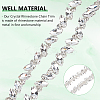Alloy Rhinestone Cup Chain LCHA-WH0001-03P-3