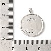 Rack Plating Brass Clear Cubic Zirconia Pendants KK-Z056-24P-3