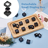 Acrylic Square Loose Diamond Box with Visible Window CON-WH0088-76A-02-5