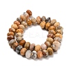 Natural Crazy Agate Beads Strands G-C259-A04-6x10mm-3
